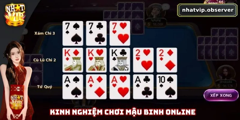 Áp dụng chiến thuật chơi Mậu Binh online linh hoạt